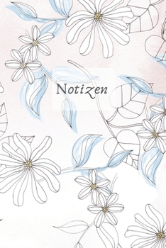 Notizen: Blanko Abstrakt Motiv Heft für Aufzeichnungen Lettering Handschrift zum Selbstgestalten | ein Tolles und Kreatives Geschenk (German Edition)