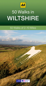 Paperback AA: 50 Walks in Wiltshire Book