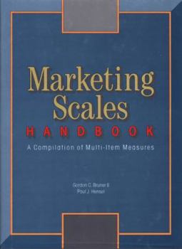 Hardcover Marketing Scales Handbook, Volume I: A Compilation of Multi-Item Measures Book