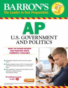 Paperback Barron's AP U.S. Government and Politics Book