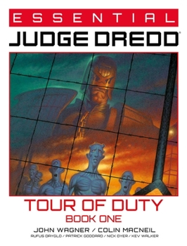 Paperback Essential Judge Dredd: Tour of Duty Book 1 Book