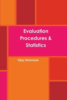 Paperback Evaluation Procedures & Statistics Book