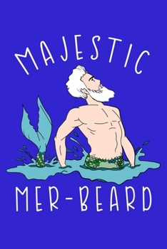 Paperback Majestic Mer Beard: Comic Book Notebook Paper Book