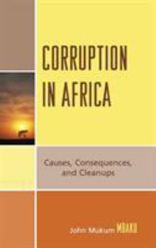Hardcover Corruption in Africa: Causes Consequences, and Cleanups Book