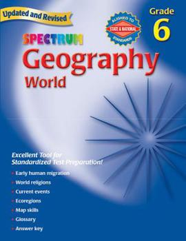 Paperback Geography, Grade 6: The World Book