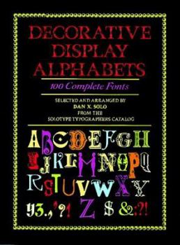 Paperback Decorative Display Alphabets Book