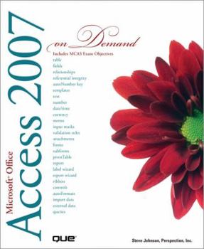 Paperback Microsoft Office Access 2007 on Demand Book