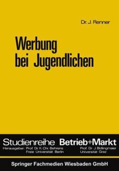 Paperback Werbung Bei Jugendlichen [German] Book