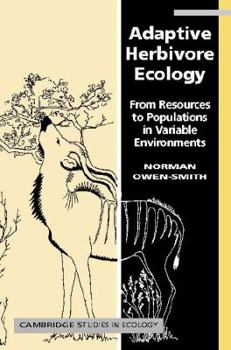 Hardcover Adaptive Herbivore Ecology Book