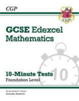 Paperback New Grade 9-1 GCSE Maths Edexcel 10-Minute Tests - Foundation (includes Answers) (CGP GCSE Maths 9-1 Revision) Book