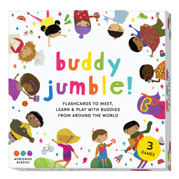 Buddy Jumble Card Game: 3 Games to Meet, Learn and Play with 30 Buddies from Around the World
