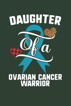 Daughter Of A Ovarian Cancer Warrior: Ovarian Cancer Awareness Leopard Buffalo Plaid Family Gift