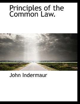 Hardcover Principles of the Common Law. Book