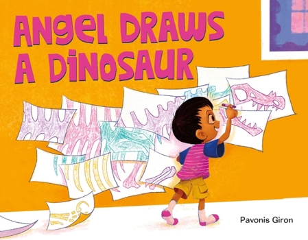 Hardcover Angel Draws a Dinosaur Book