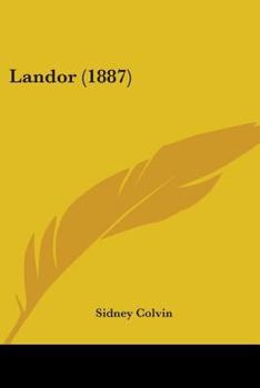 Paperback Landor (1887) Book