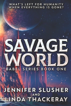 Paperback Savage World: Large Print Edition [Large Print] Book