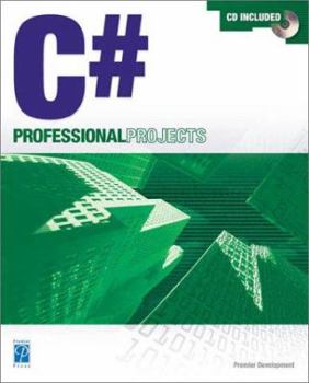 Paperback Microsoft C# Professional Projects Book