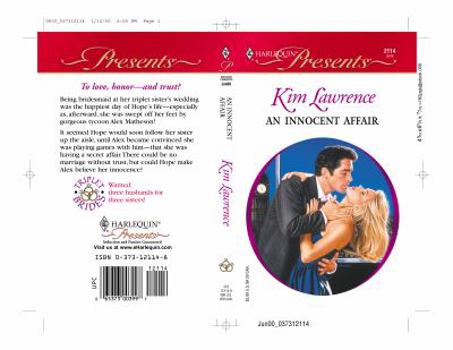 An Innocent Affair - Book  of the Triplet Brides