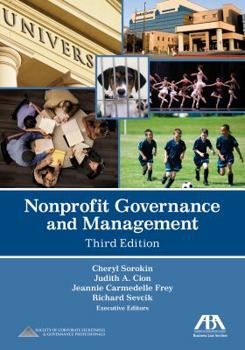 Paperback Nonprofit Governance and Management Book