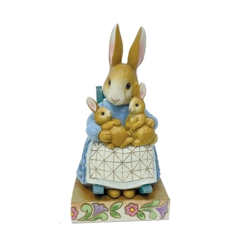 Gift Beatrix Potter by Jim Shore Mrs. Rabbit in Rocking Chair Figurine  Book