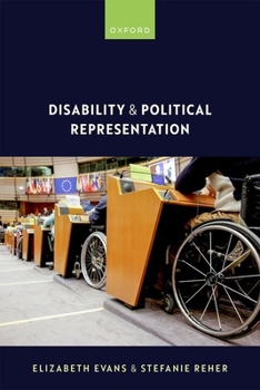 Hardcover Disability and Political Representation Book