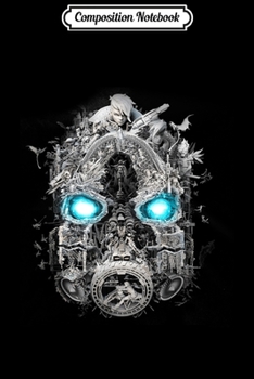 Paperback Composition Notebook: Mask of Mayhem Journal/Notebook Blank Lined Ruled 6x9 100 Pages Book