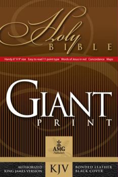 Bonded Leather Giant Print Bible [Large Print] Book