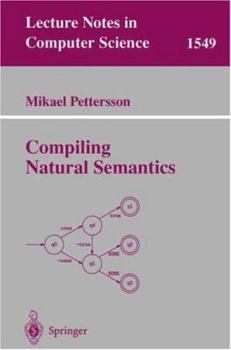 Paperback Compiling Natural Semantics Book