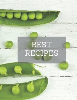 Paperback BEST Recipes: Notebook for saving recipes, kitchen notebook Book