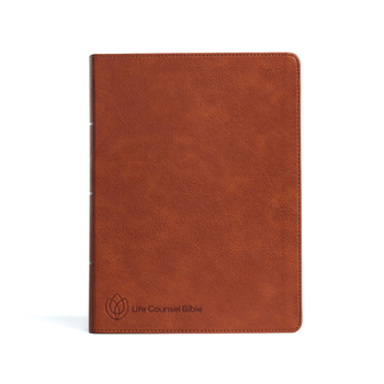 Imitation Leather CSB Life Counsel Bible, Burnt Sienna Leathertouch, Indexed: Practical Wisdom for All of Life Book
