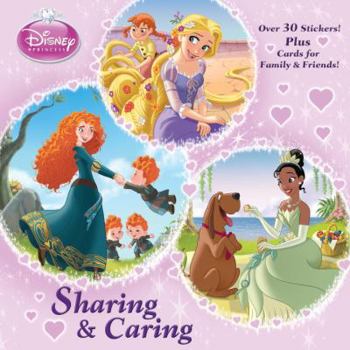 Paperback Sharing & Caring (Disney Princess) Book