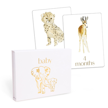Misc. Baby: First Year Milestone Cards: 12 Monthly Cards for Photos and Display Book