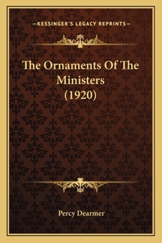 Paperback The Ornaments Of The Ministers (1920) Book