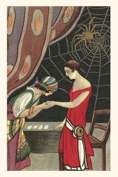 Paperback Vintage Journal Fortuneteller Reading Flapper's Palm Book