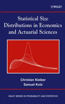 Hardcover Statistical Size Distributions in Economics and Actuarial Sciences Book