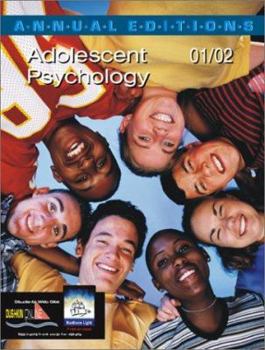 Paperback Annual Editions: Adolescent Psychology 01/02 Book