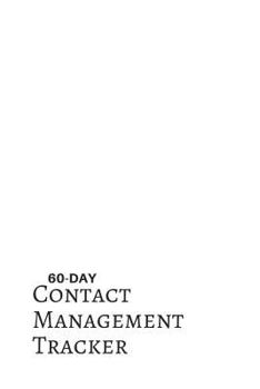 Paperback 60-Day Contact Management Tracker Book