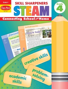 Paperback Skill Sharpeners: Steam, Grade 4 Workbook Book