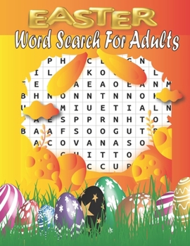 Paperback easter word search book for adults: Celebrate Easter and the Spring season with this collection of large print word searches(Easter Activity Book) [Large Print] Book