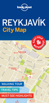 Map Lonely Planet Reykjavik City Map Book