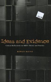 Hardcover Ideas and Evidence: Critical Reflections on Mbti Theory and Practice Book