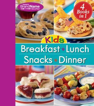 Spiral-bound Kids Breakfast, Lunch, Snacks, Dinner: 4 Books in 1 Book