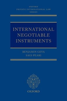 Hardcover International Negotiable Instruments Book