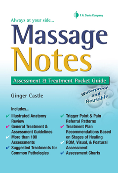 Spiral-bound Massage Notes: A Pocket Guide to Assessment & Treatment Book