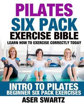 Paperback Pilates Six Pack Exercise Bible Book