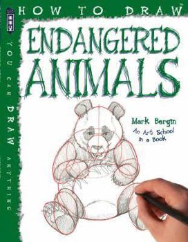 Hardcover Draw Endangered Animals Book
