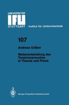 Paperback Weiterentwicklung Des Torsionsversuches in Theorie Und PRAXIS [German] Book