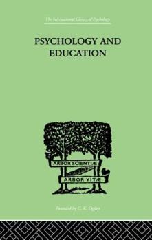 Paperback Psychology and Education Book