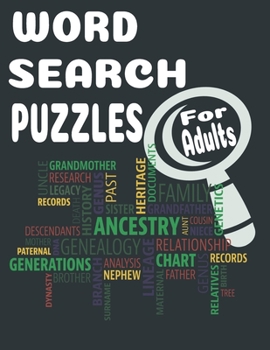 Paperback Challenging Word Search Puzzles For Adults: 100 Different Topics, Large Print. Book