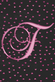 Paperback F Journal: A Monogram F Initial Capital Letter Notebook For Writing And Notes: Great Personalized Gift For All First, Middle, Or Book